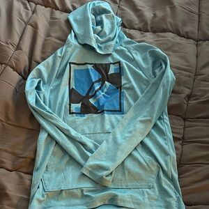 Boys Blue Under Armour Graphic Hoodie shirt